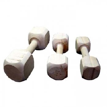 WOODEN DUMBELL (LARGE)